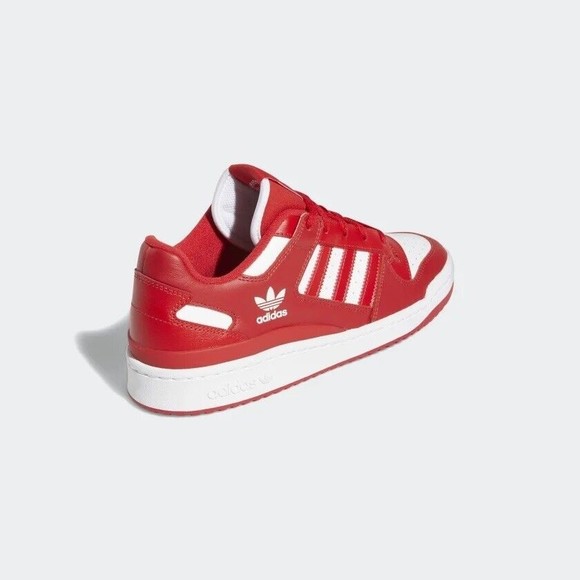 MENS Adidas Originals Forum Low Street Style Low-Top Sneakers HQ1495 - Picture 8 of 12